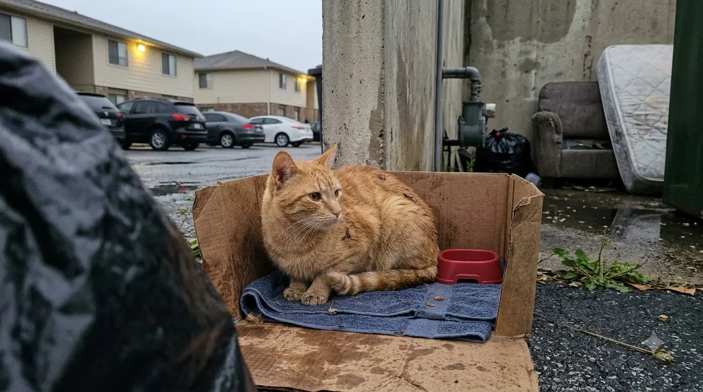 Shelter Cat Pumpkin’s Exam Revealed More Than Exhaustion
