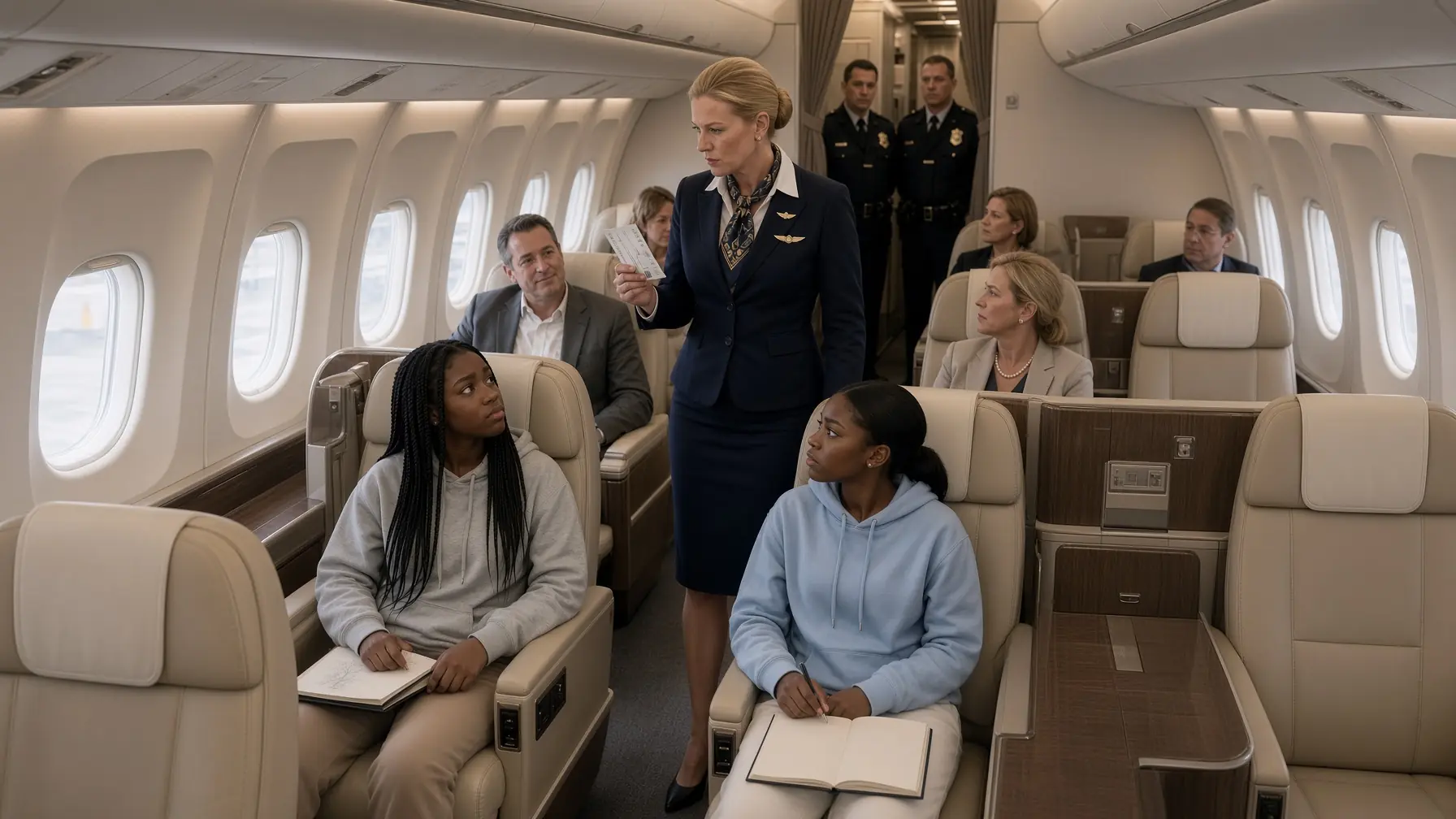 Black Twins Kicked Out of First Class — Minutes Later, the Airline CEO Calls and Cancels the Fli
