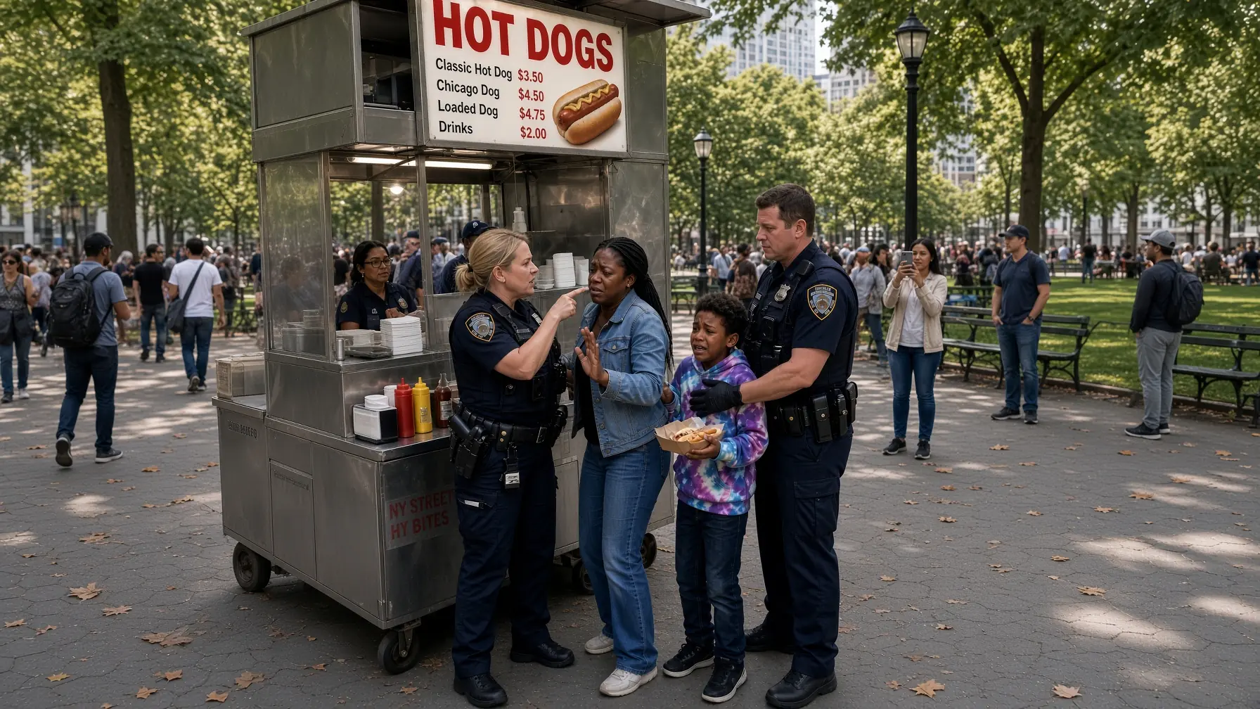 A Cop Handcuffed a Black 12-Year-Old Over Two Free Hot Dogs — Then the Entire Fair Heard What She Said When She Thought Nobody Was Listening