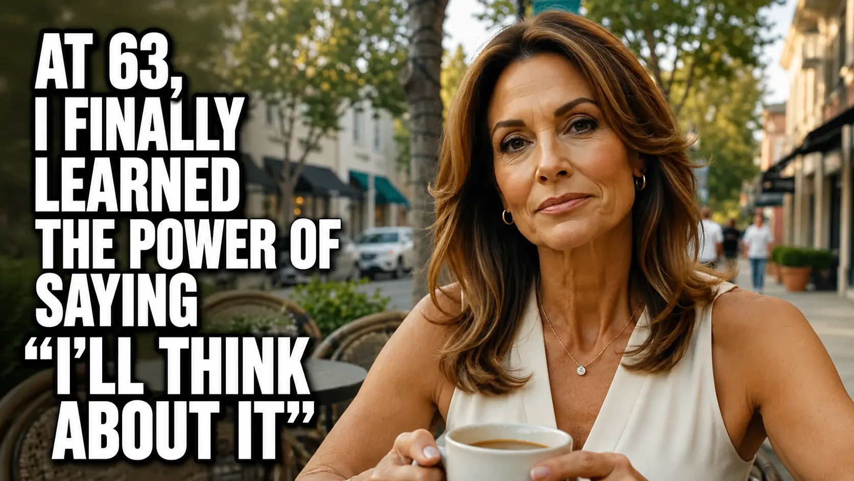 At 63, I Finally Learned the Power of Saying “I’ll Think About It”