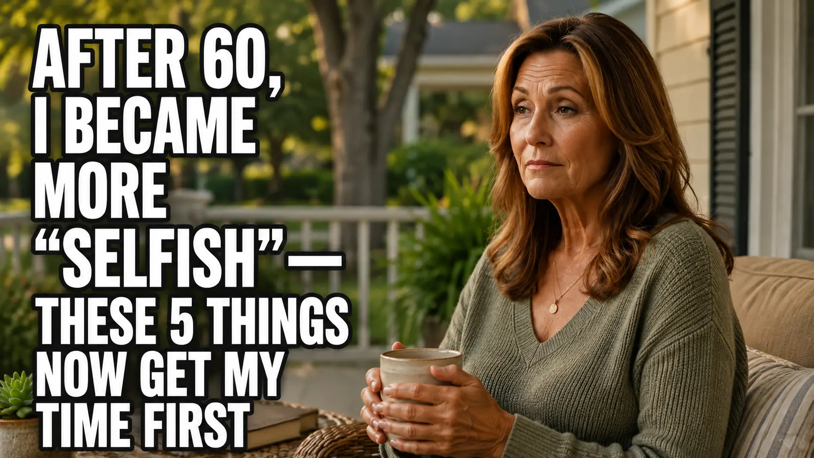 After 60, I Became More “Selfish”—These 5 Things Now Get My Time First