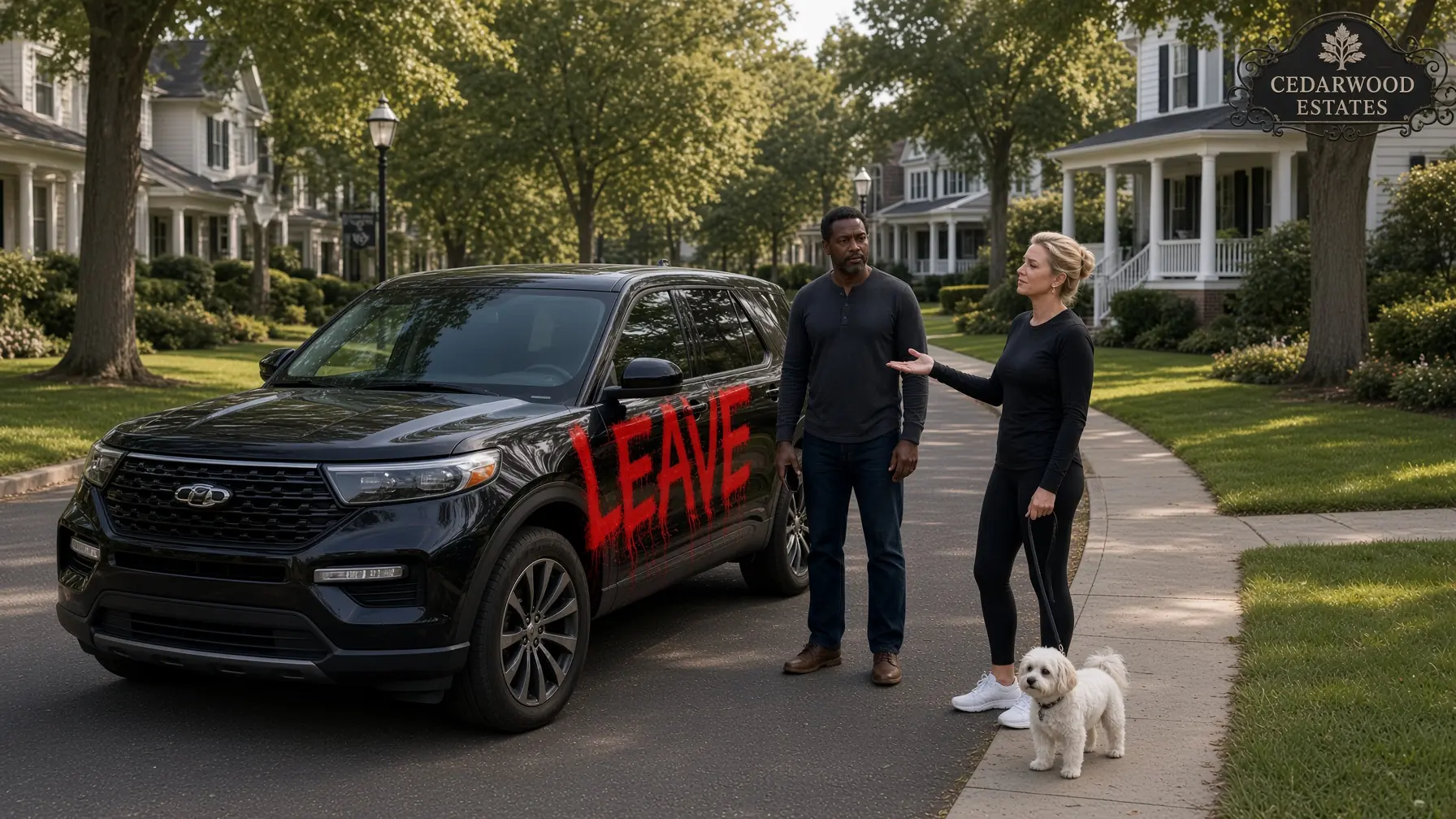 Woman Caught Spray Painting Black Neighbor's Car—Unaware He's A Federal Judge