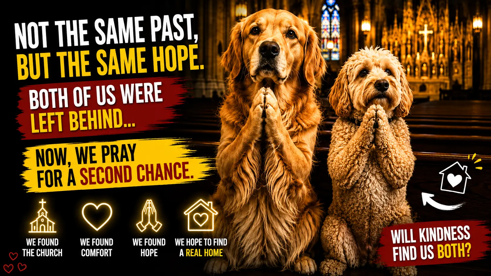 Cooper and Bailey Found Each Other While Waiting for Homes at a Church