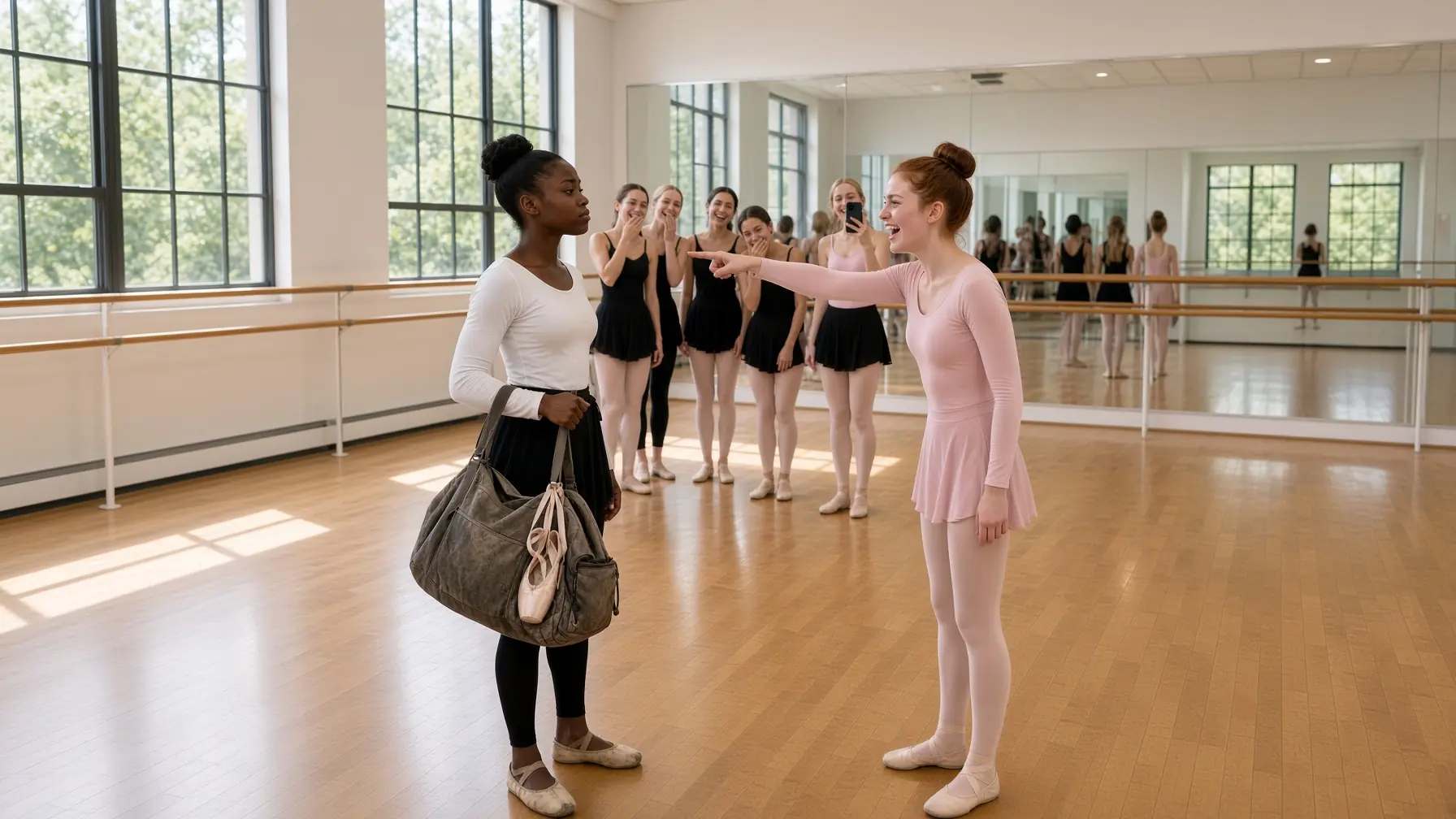 Mean Girls Mocked Black Dancer Clumsy as a Cow — Her Final Spin Made 2,000 Forget to Breathe