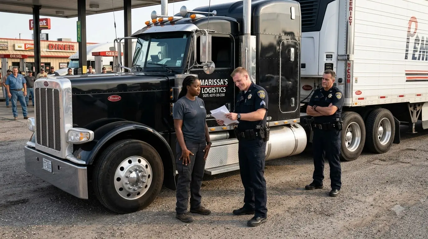 The Officer Threatened to Drag Her Out of Her Own Truck — Then Her Phone Rang