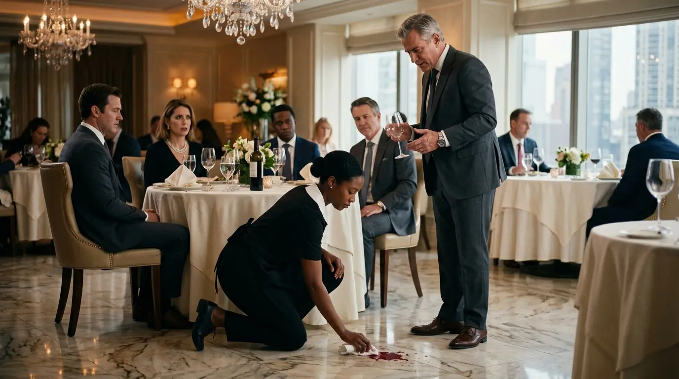 Billionaire Spat on Black Waitress for Being Too Slow — Unaware She Was an Undercover CIA Agent