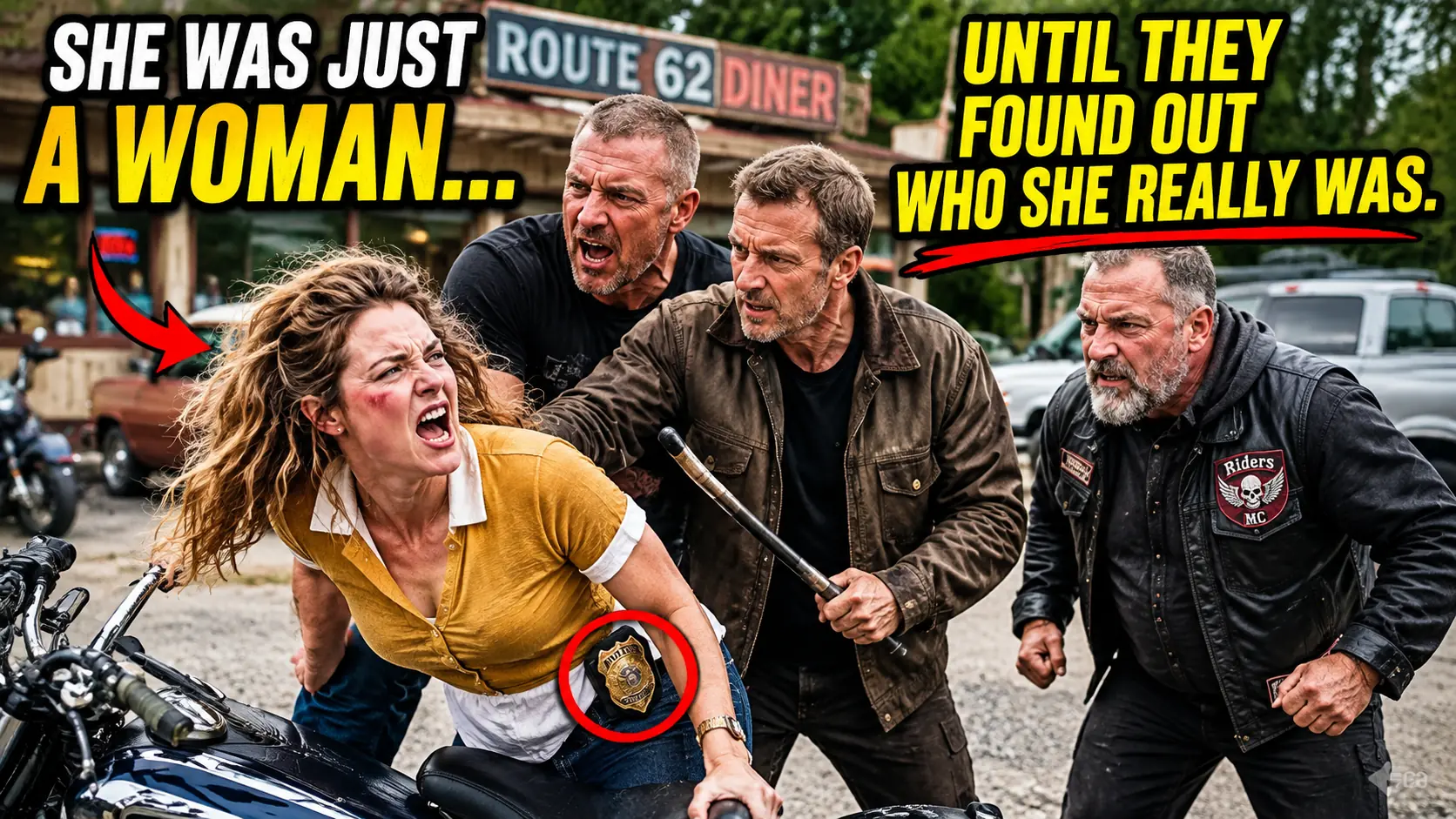 Waitress Defended a Biker’s Motorcycle From Thieves — His Response Shut Down the Whole Block