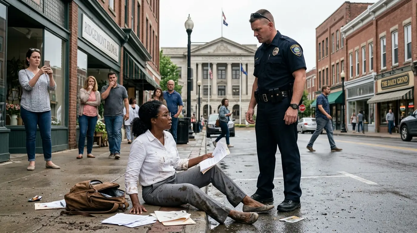 Cop Kicked a Black Woman Into the Gutter, Laughing — Hours Later He Was Begging Her for Mercy