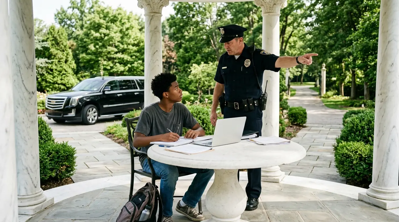 Cop Kicks a Black Teen Out of a Private Park — Then the Mayor Arrives and Calls Him Son