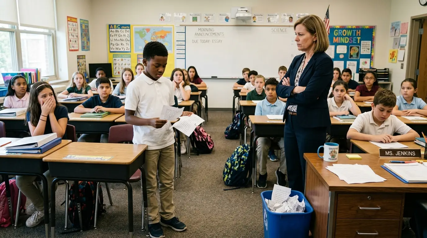 Teacher Grabbed Black Boy by Collar: "Your Dad's NOT FBI Director, You Liar!" — FBI Agents Walked In