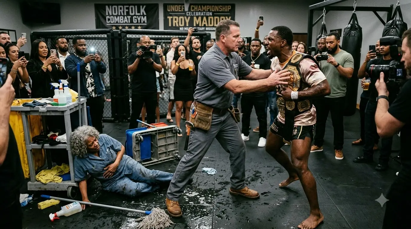 The Champion Shoved a 68-Year-Old Janitor Into a Rack — Then Mocked the Man Who Stepped In