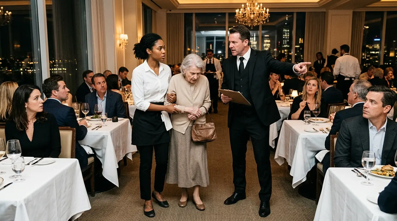 Waitress Lost Her Job for Helping an Old Lady — Unaware She Was a Billionaire's Mother!
