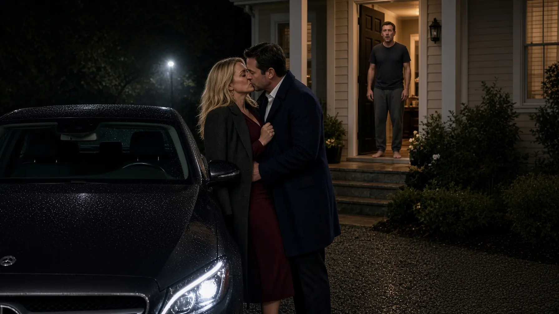 My Wife Said the Client Meeting Would Run Late — At 1:52 A.M., Her Boss Dropped Her Off and Put His Hand on Her Waist