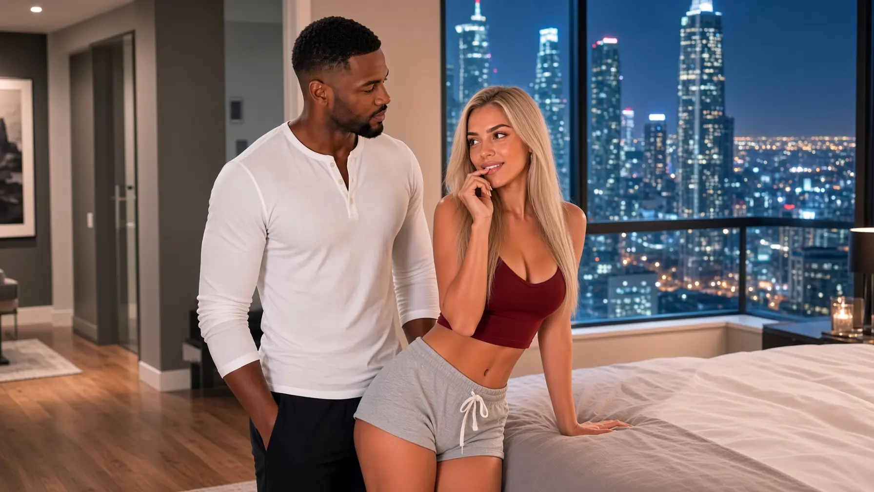 Black Single Dad Offered His Friend’s Sister the Guest Room —She Smiled, “Which Side Is Yours?”