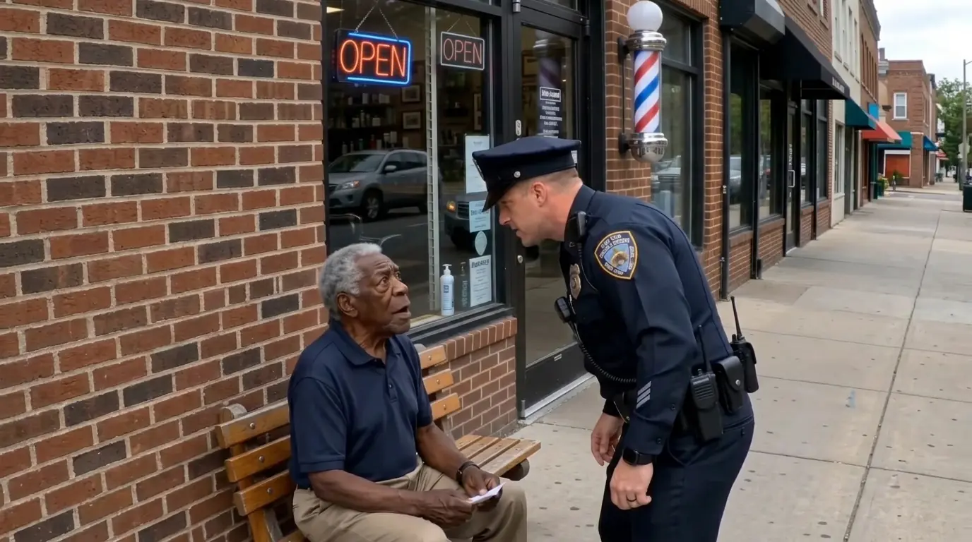 The Café Manager Called Police on a 74-Year-Old Black Man Sitting Outside a Barbershop — At the Station, They Finally Opened His Wallet