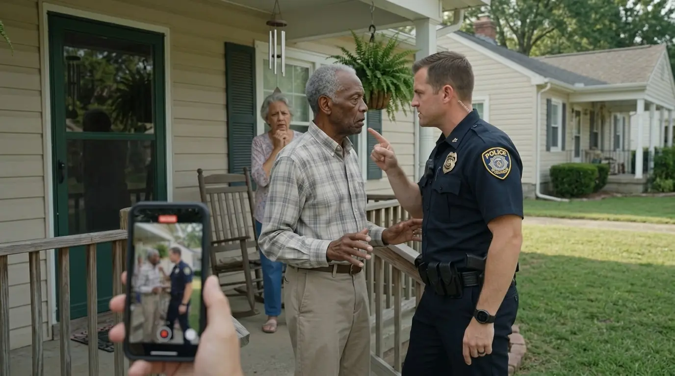 A Cop Grabbed a 72-Year-Old Black Man in His Own Yard — Then His Navy SEAL Son Walked Out the Front Door