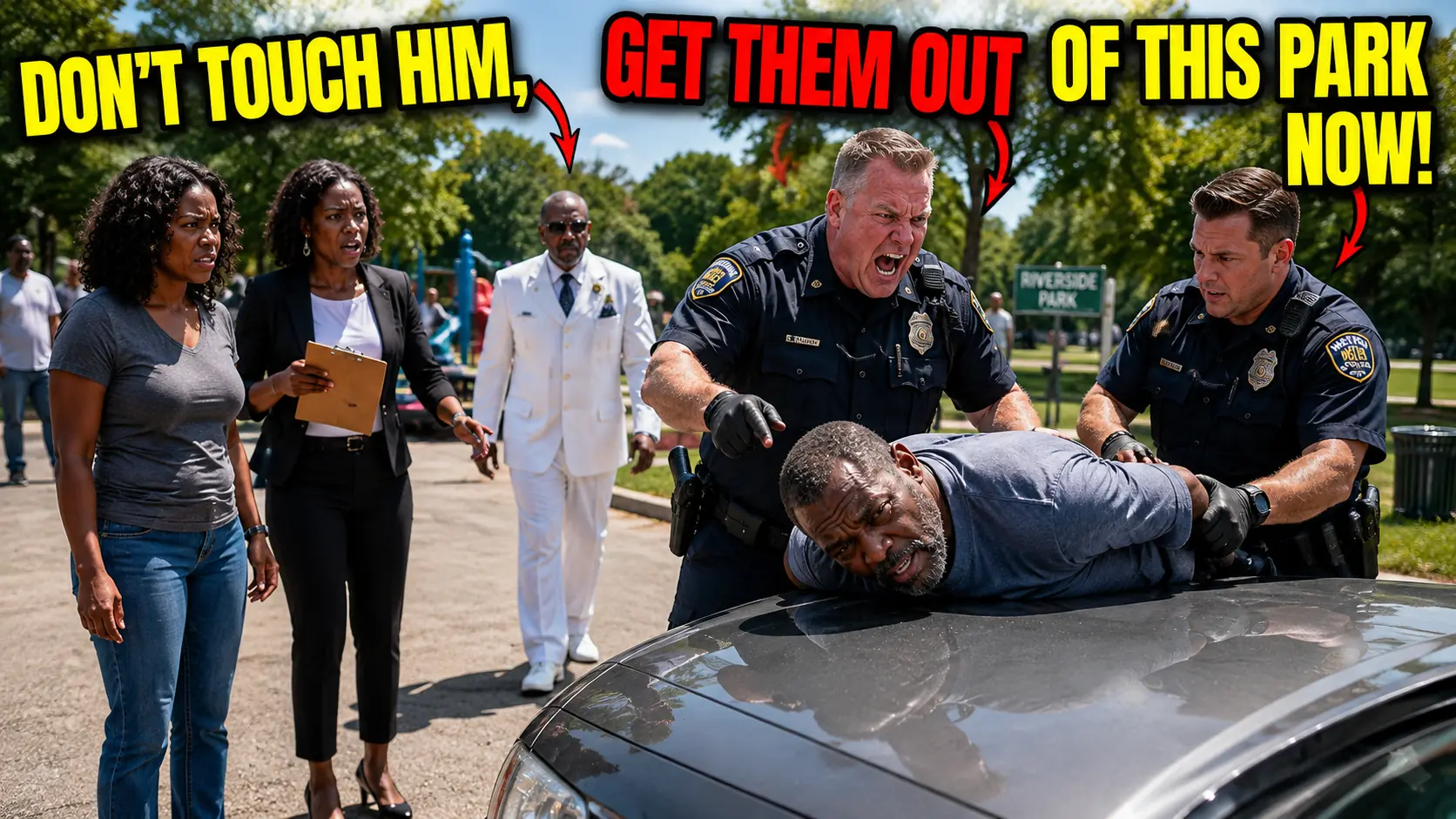 Cops Surrounded a Black Family’s Car at the Park — Then an Officer Stepped Out and Said, “Director, Sir”