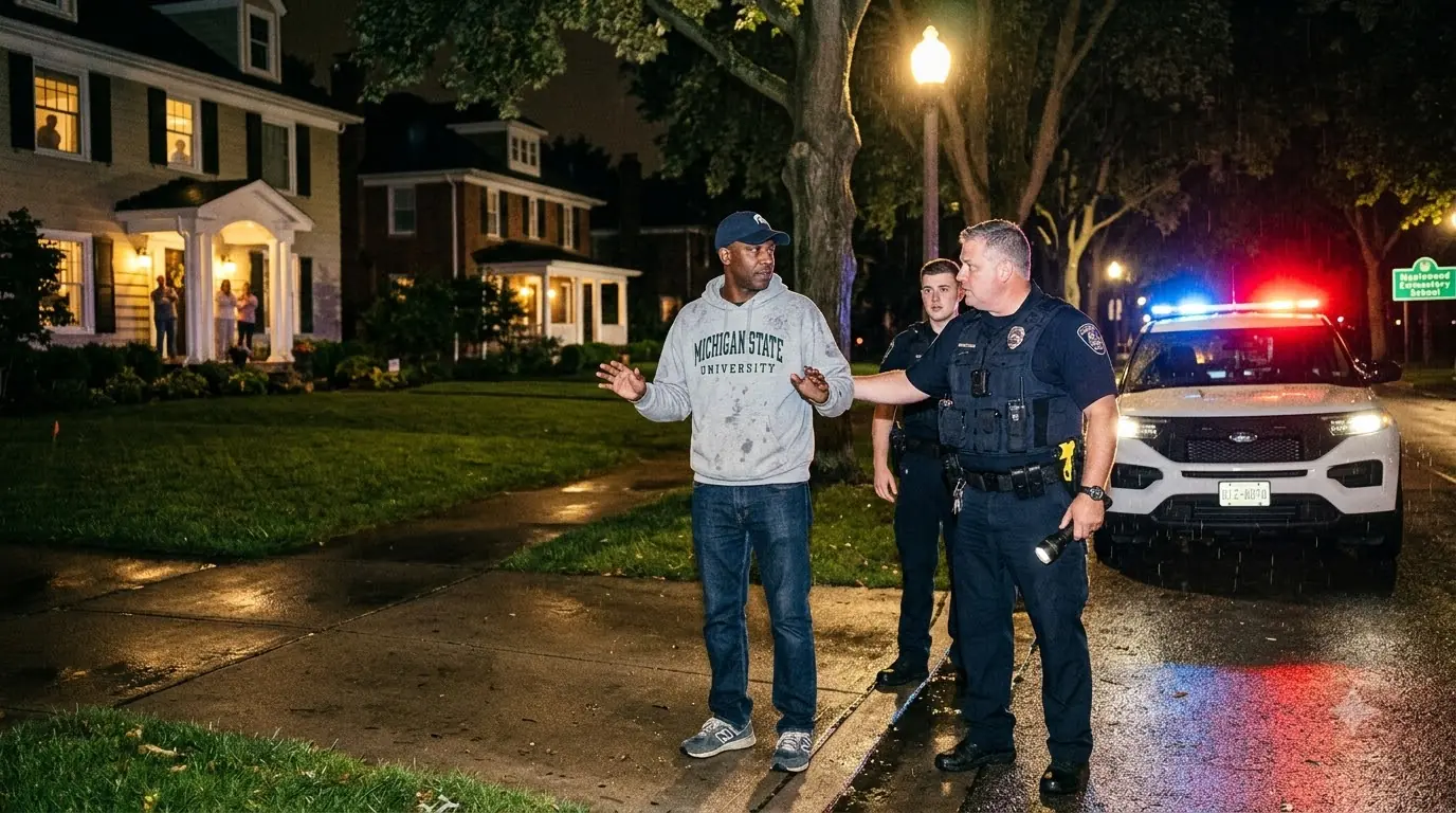 The Officers Swarmed the Black Man in the Wealthy Neighborhood — Then One Name Changed Everything