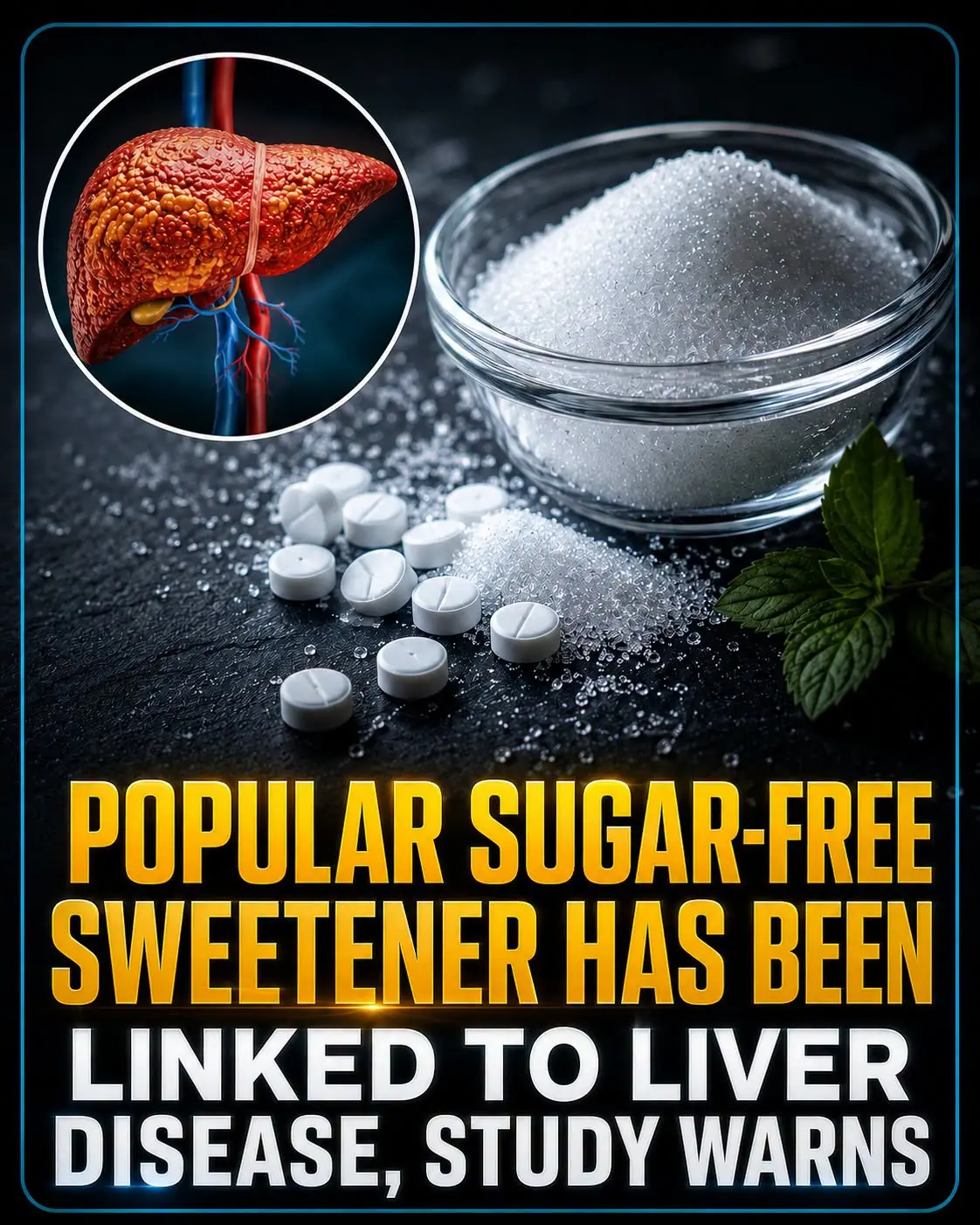 Popular Sugar-Free Sweetener Has Been Linked to Liver Disease, Study Warns