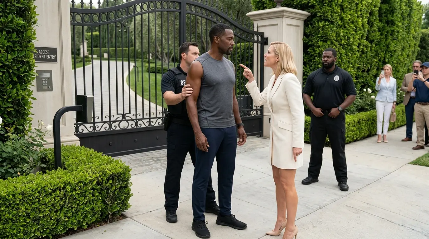 Black CEO Blocked at His Own Mansion Gate — Minutes Later, He Fires the Entire Security Team