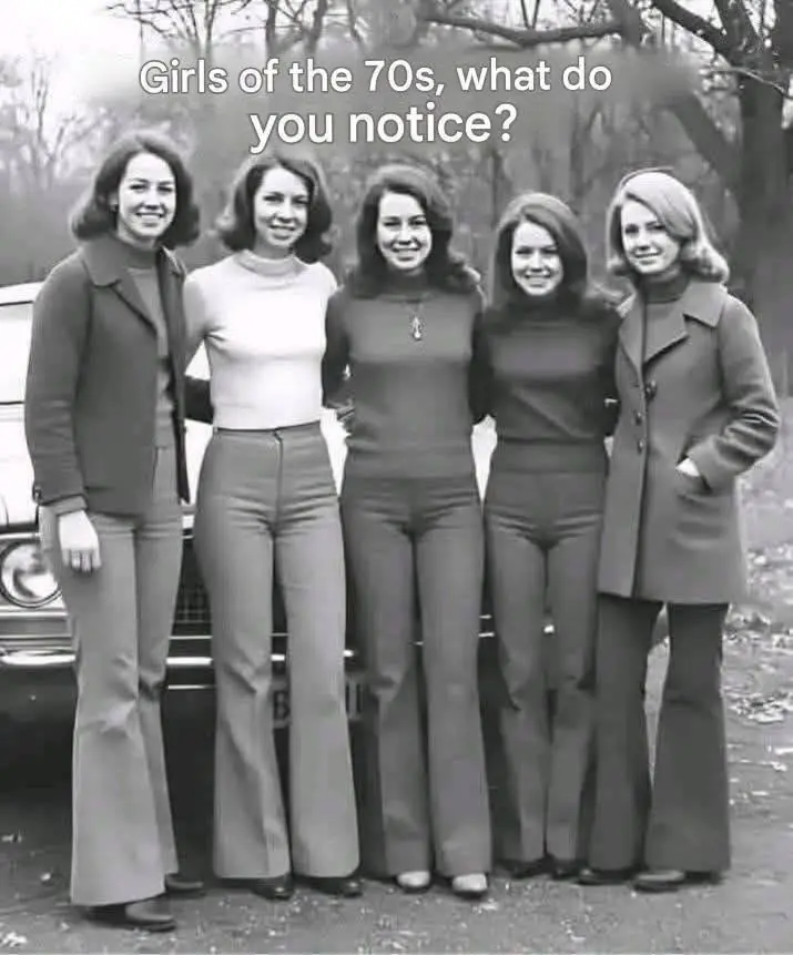 Girls in the 1970s: What Detail Do You Notice First in This Vintage Photo?