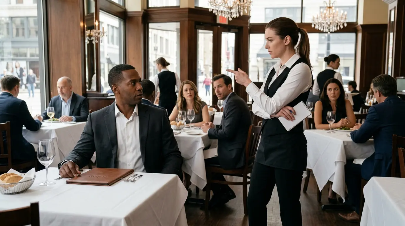 Waitress Refuses to Serve Black Man — Unaware He Owns The Restaurant!