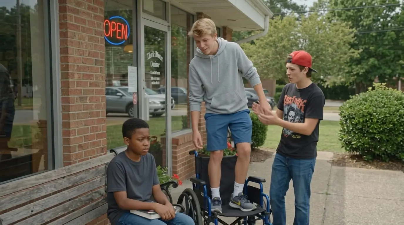 Three Teenagers Destroyed a Disabled Boy’s Wheelchair in the Park — By Sunrise, 230 Motorcycles Were Lining His Street