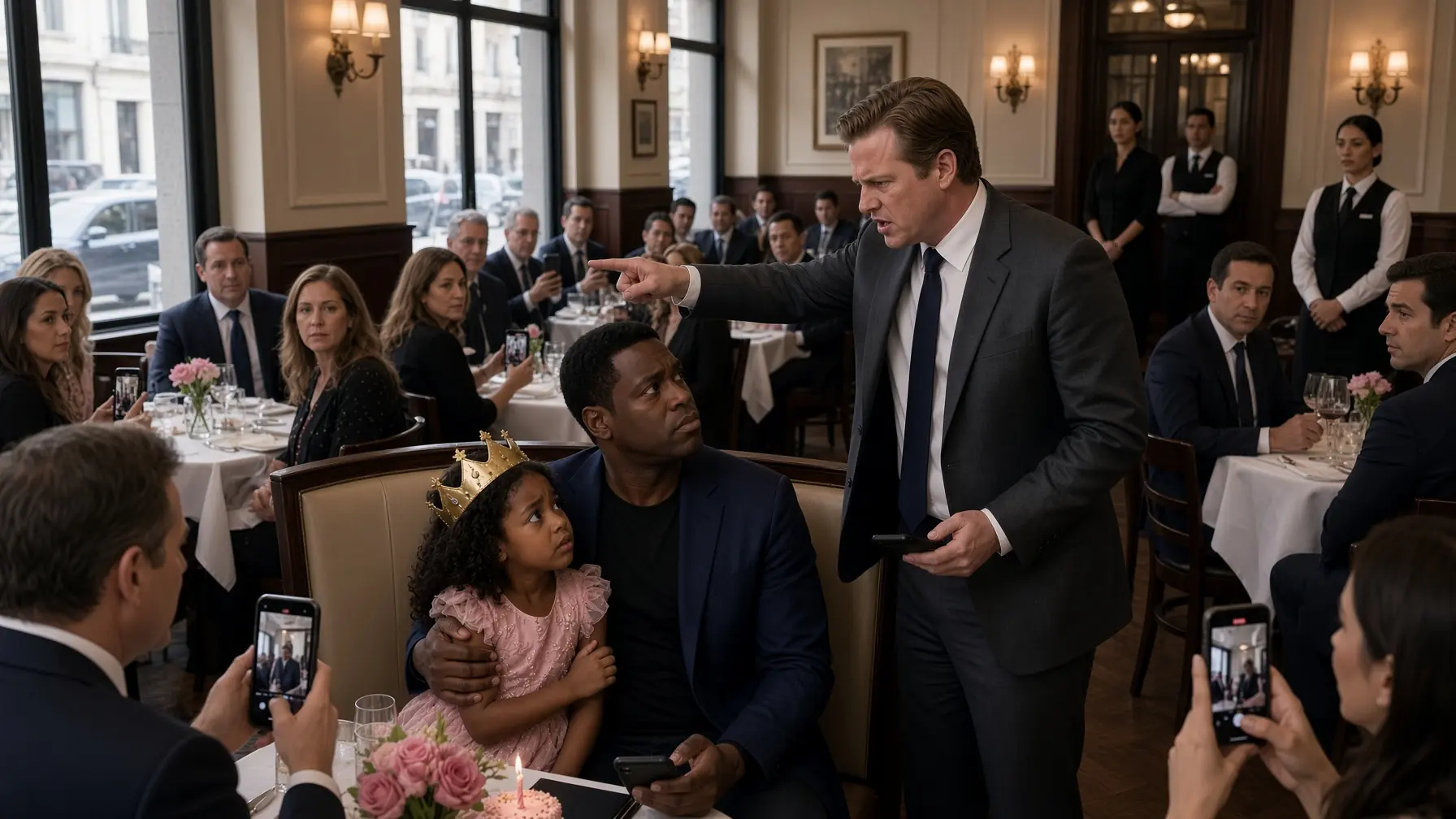 The Manager Ordered a Black Father and His Daughter Out of the Restaurant — Eleven Seconds Later, He Learned Who Owned the Building