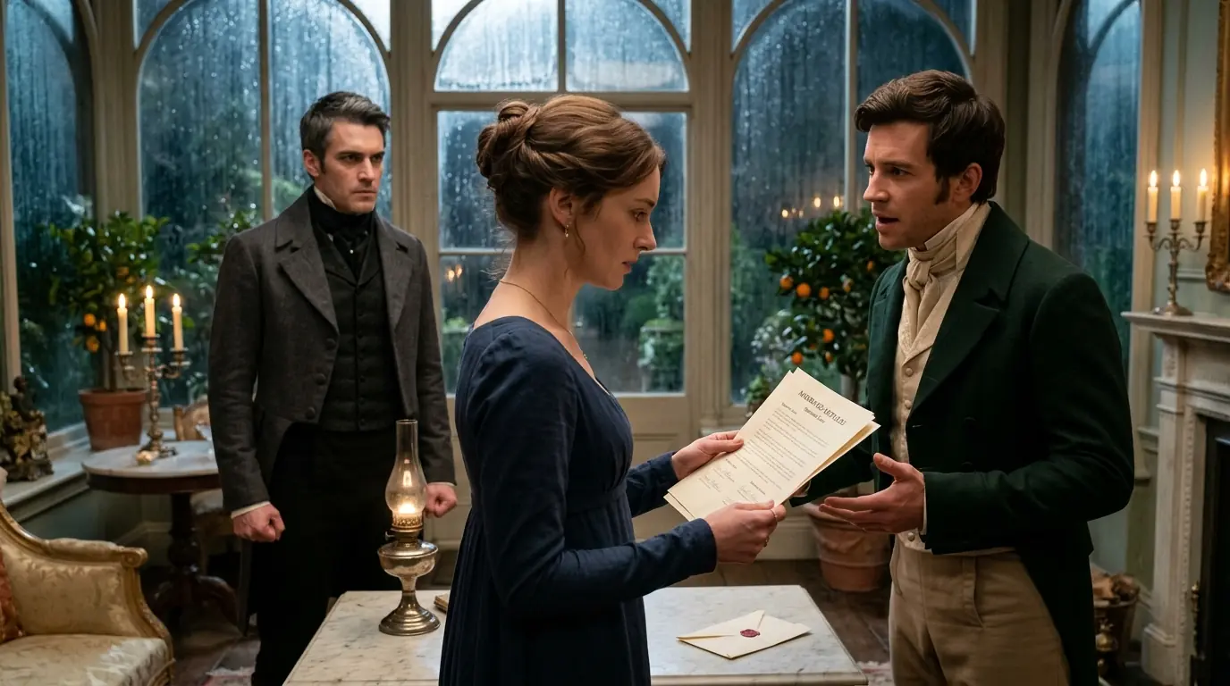 Only One Chair Remained Beside the Feared Duke — The Quiet Spinster Sat Down