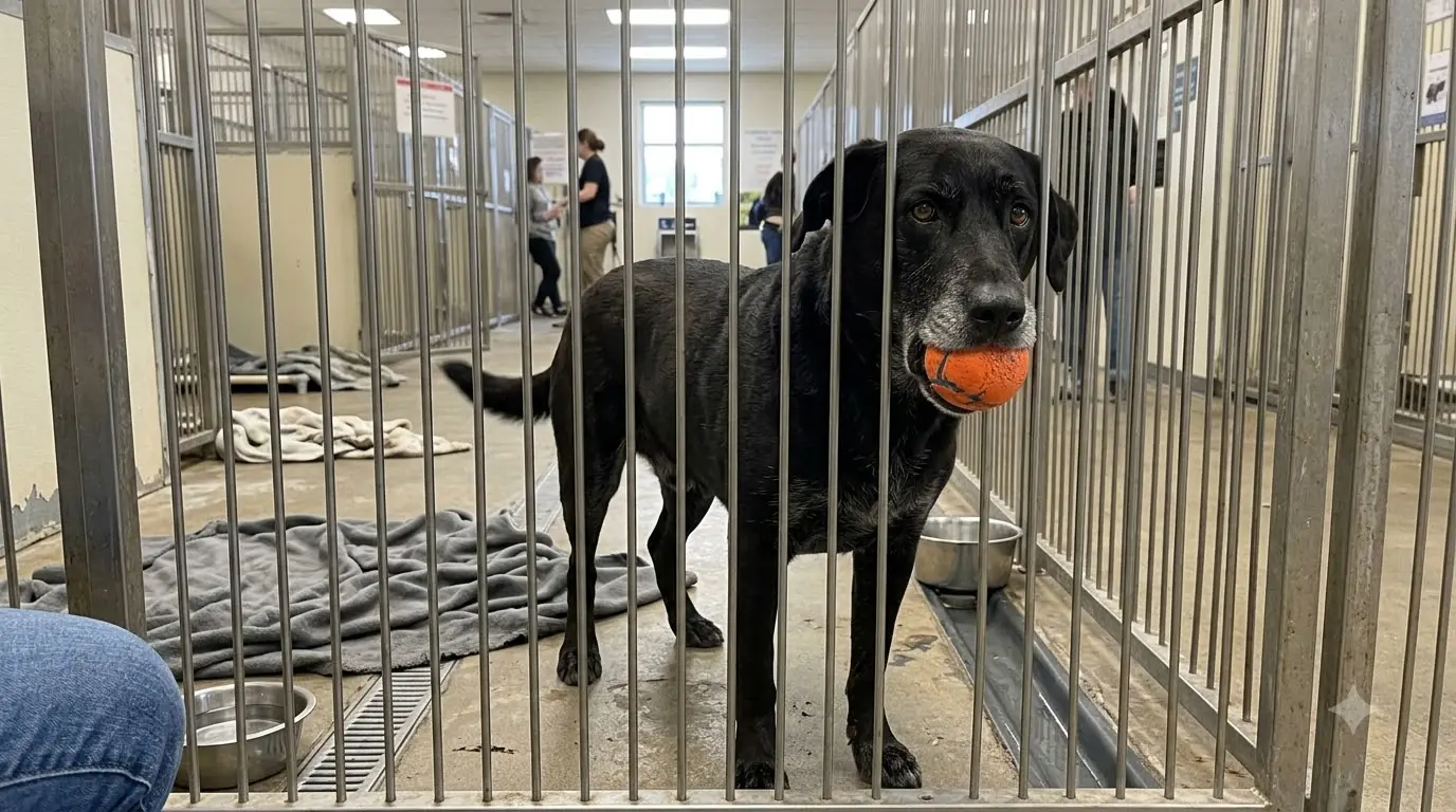 Quiet Shelter Dog Tucker Kept Getting Overlooked While Other Dogs Went Home