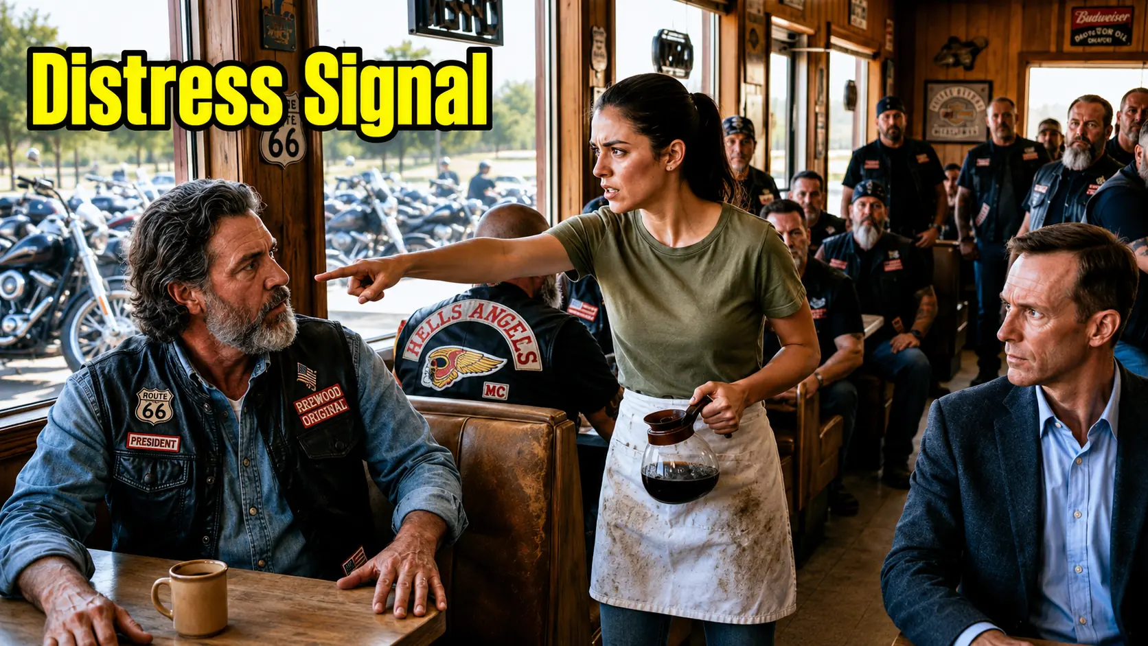 “My Dad Has Your Exact Bike” — The Biker Leader Suddenly Realized It Was a Distress Signal