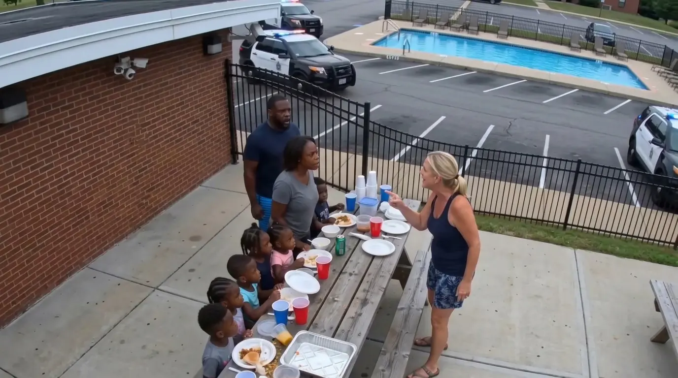 Poolside Karen Told A Latino Family They Didn’t Belong — Then Her Own Police Call Backfired