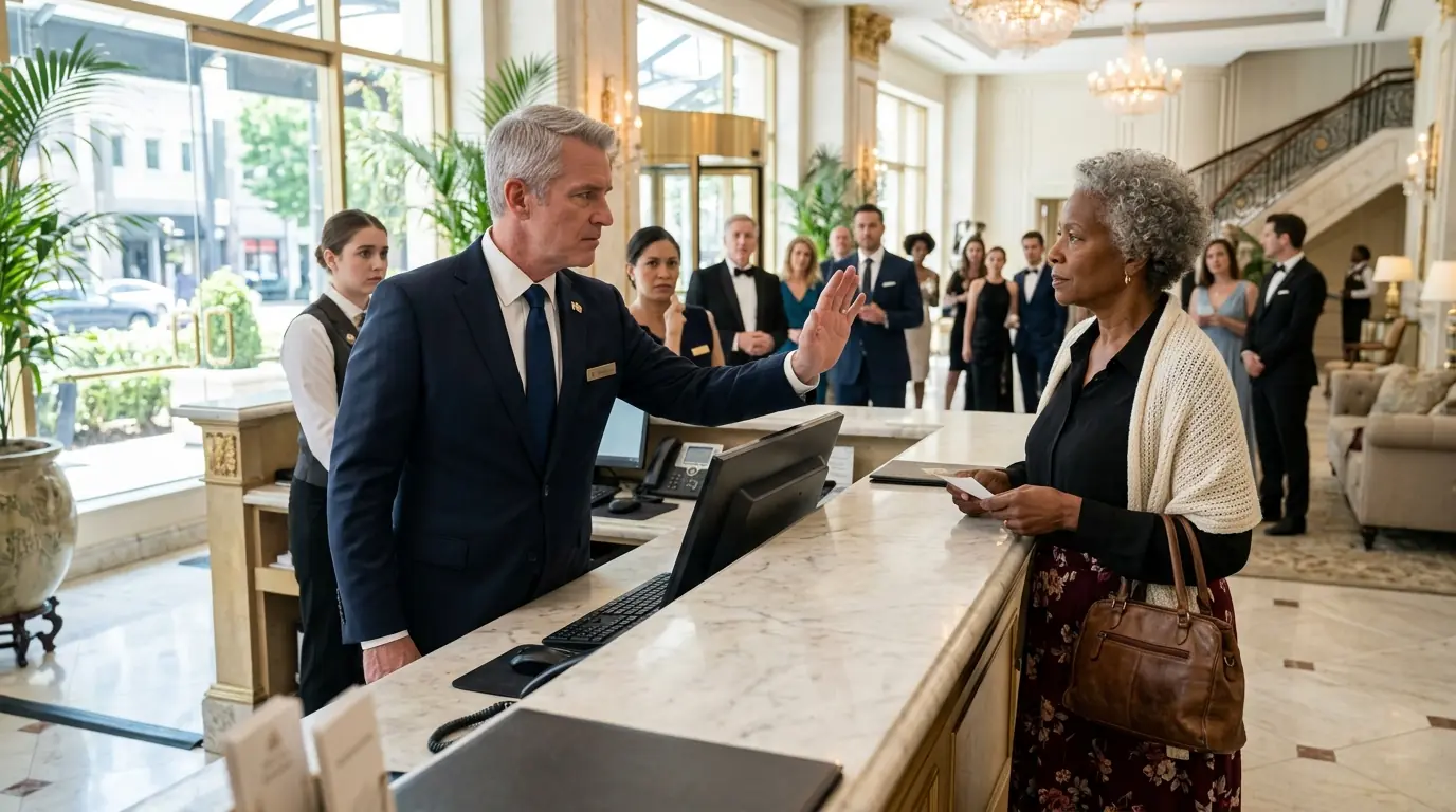 CEO Denied Black Woman a Room At Her Own Hotel — Then Froze When Manager Called Her "Ma'am"