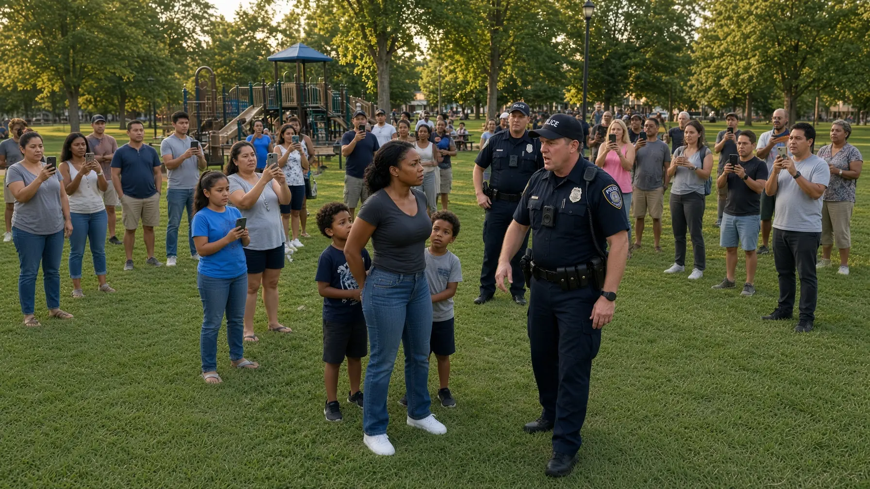 Cops Target Single Black Mom At Park For “Suspicious Behavior” — Unaware She Is An FBI Agent