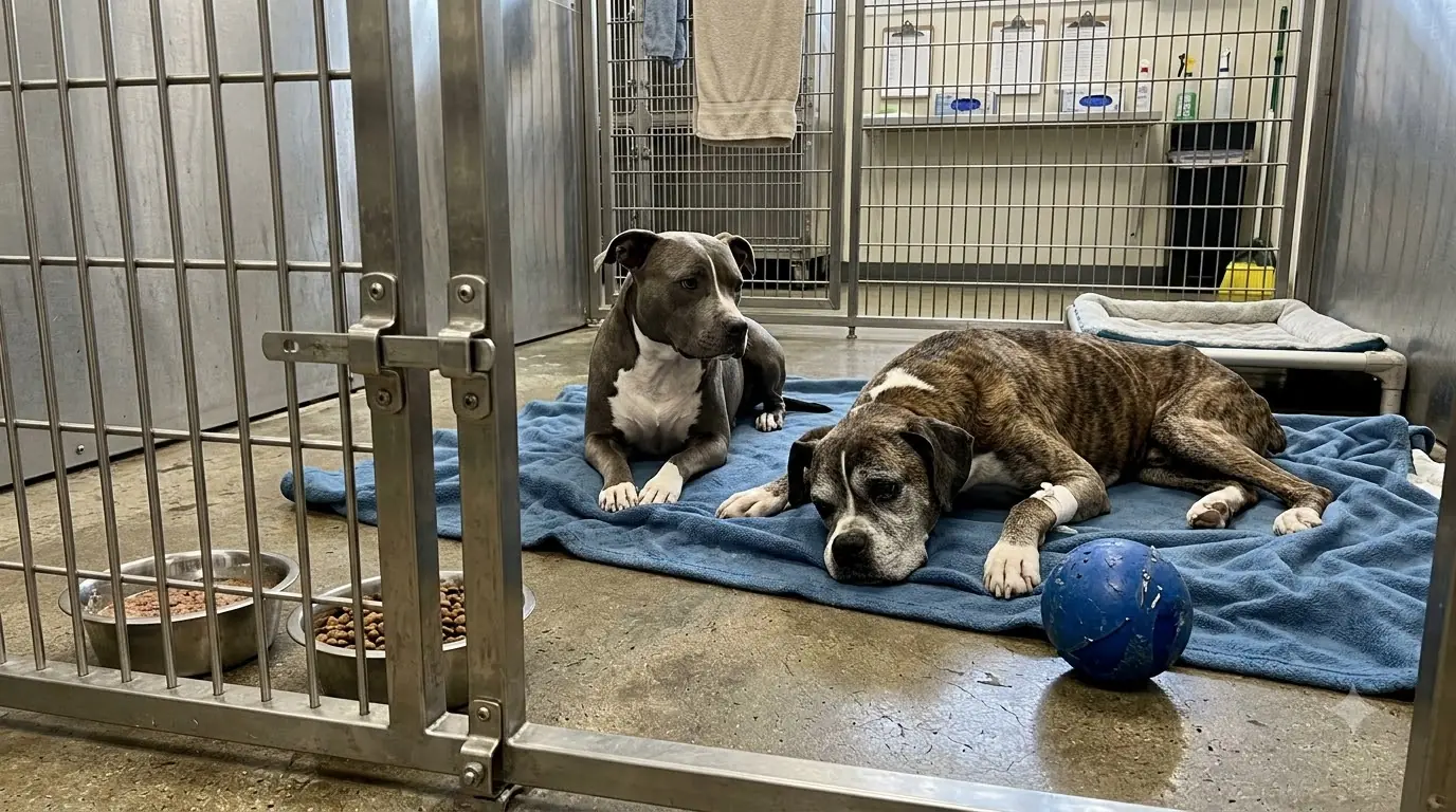 Otis Didn’t Get Up for Breakfast — Ruby Left Her Favorite Ball Beside His Paw and Waited