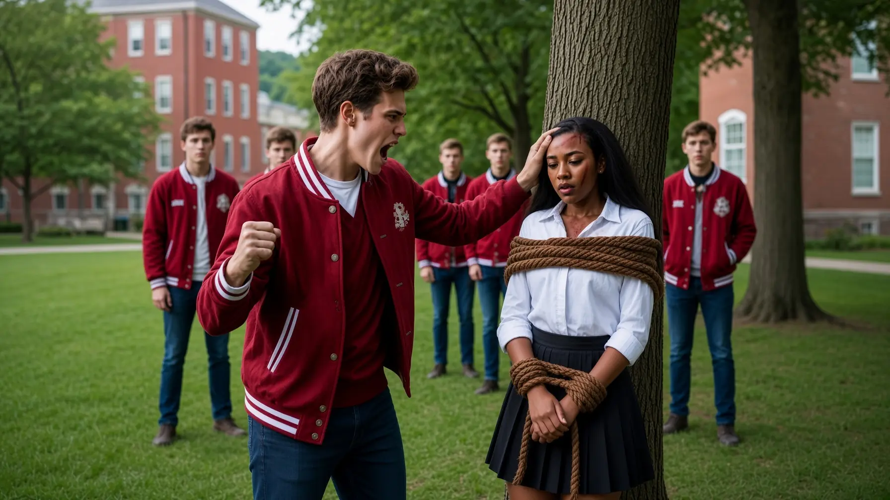 Bullies Target And Tie New Black Girl To A Tree, Unaware Her Father Is A Delta Force Commander