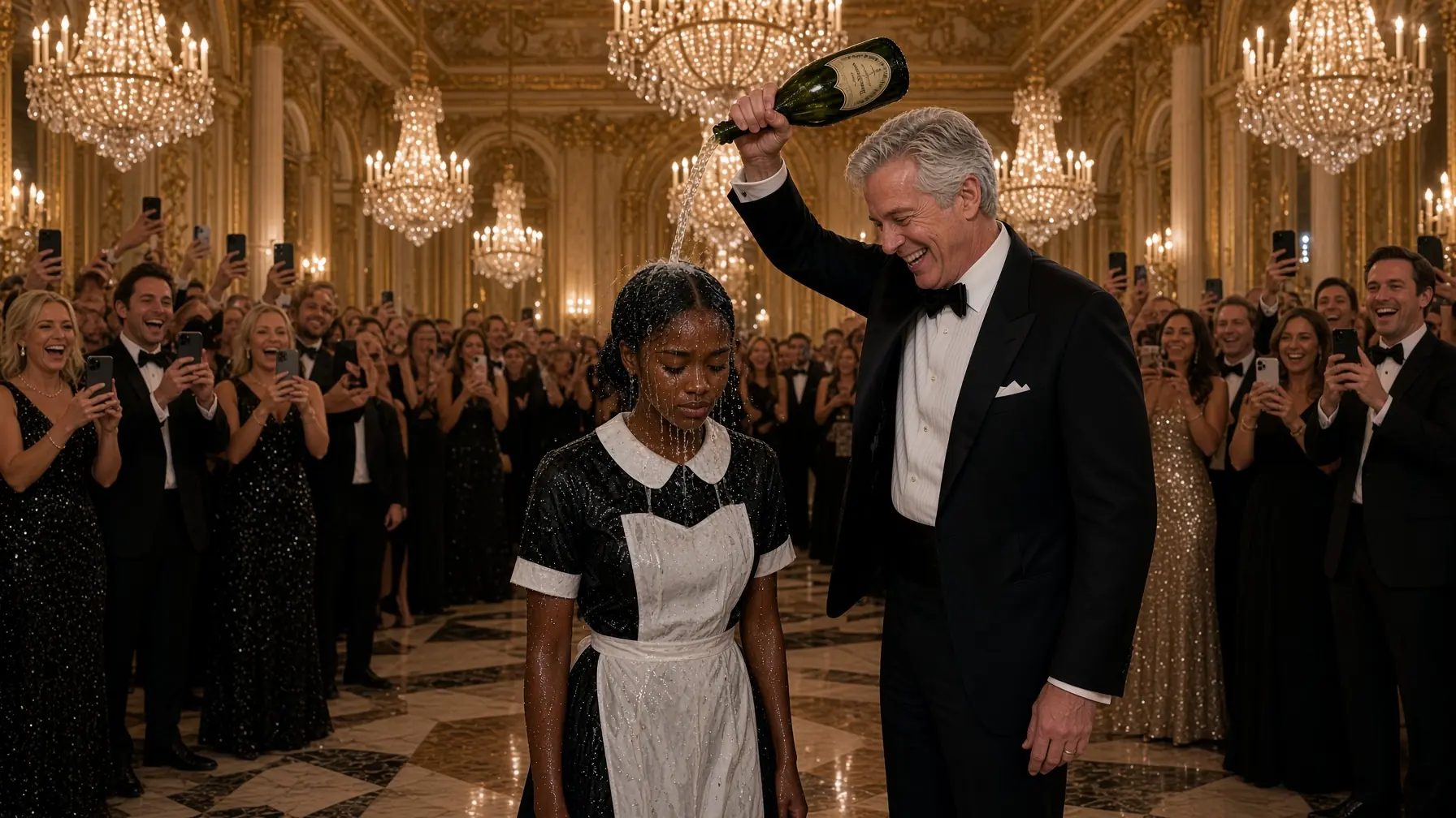 Black Maid Publicly Humiliated By Billionaire Family — Next Day They Get Karma