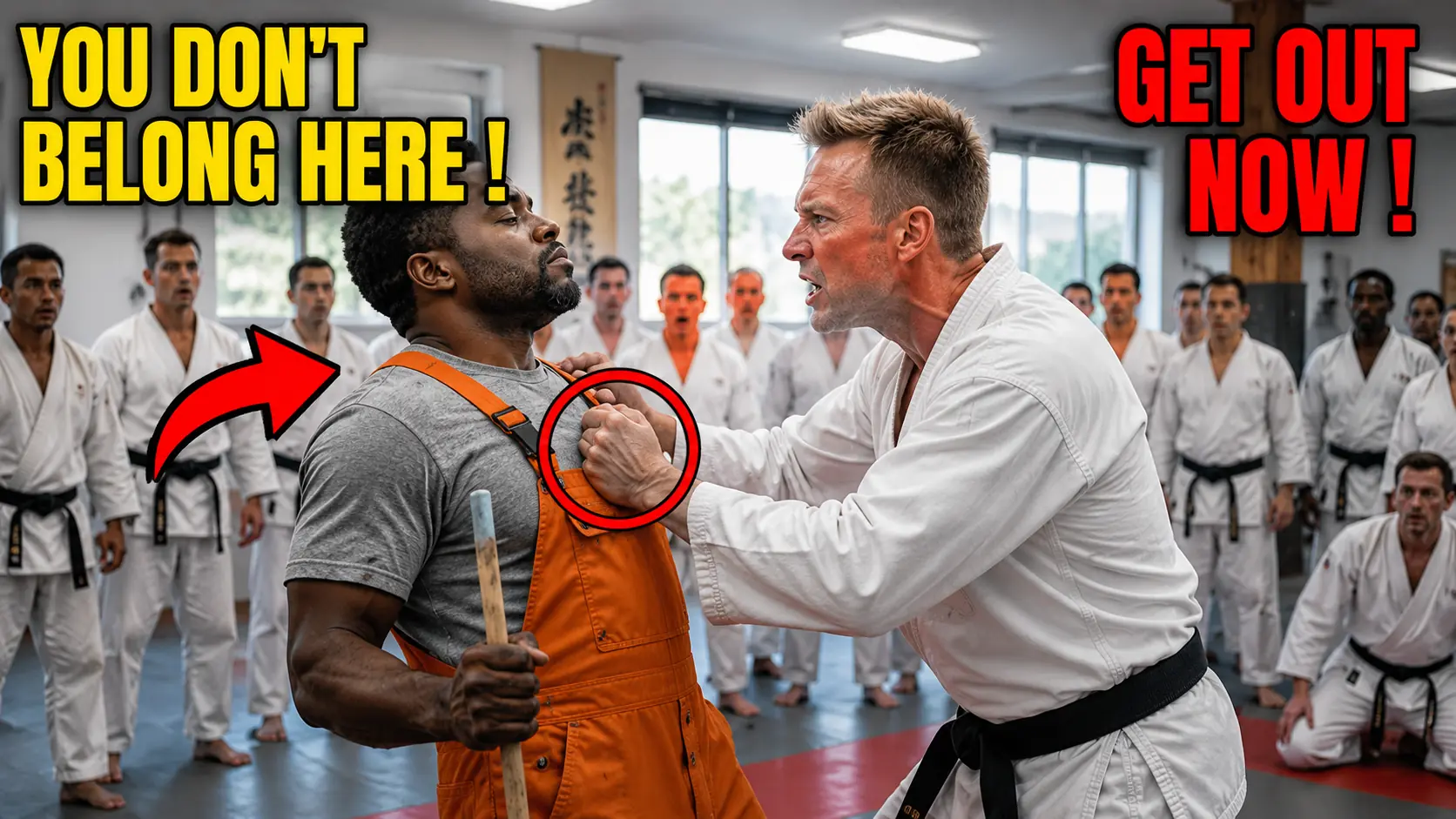 Black Belt Picked a Black Janitor for a “Lesson” — 40 Seconds Later, He Was Begging Him to Stop