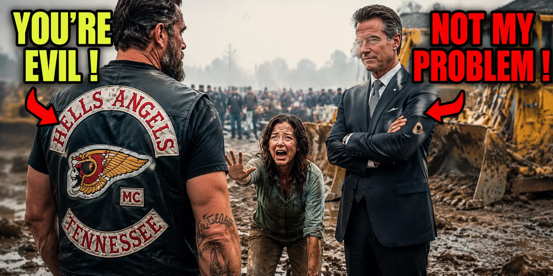 Chain CEO Bulldozed a Widow’s Diner During Eviction — Then 500 Bikers Blocked the Machines