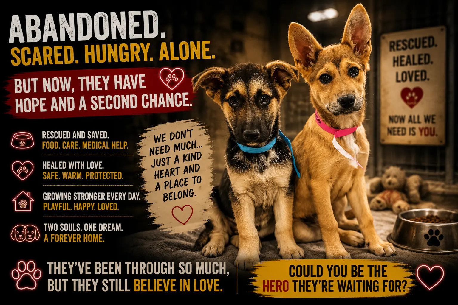 She Kept Carrying Her Food Bowl to the Next Kennel — Then Staff Realized Why