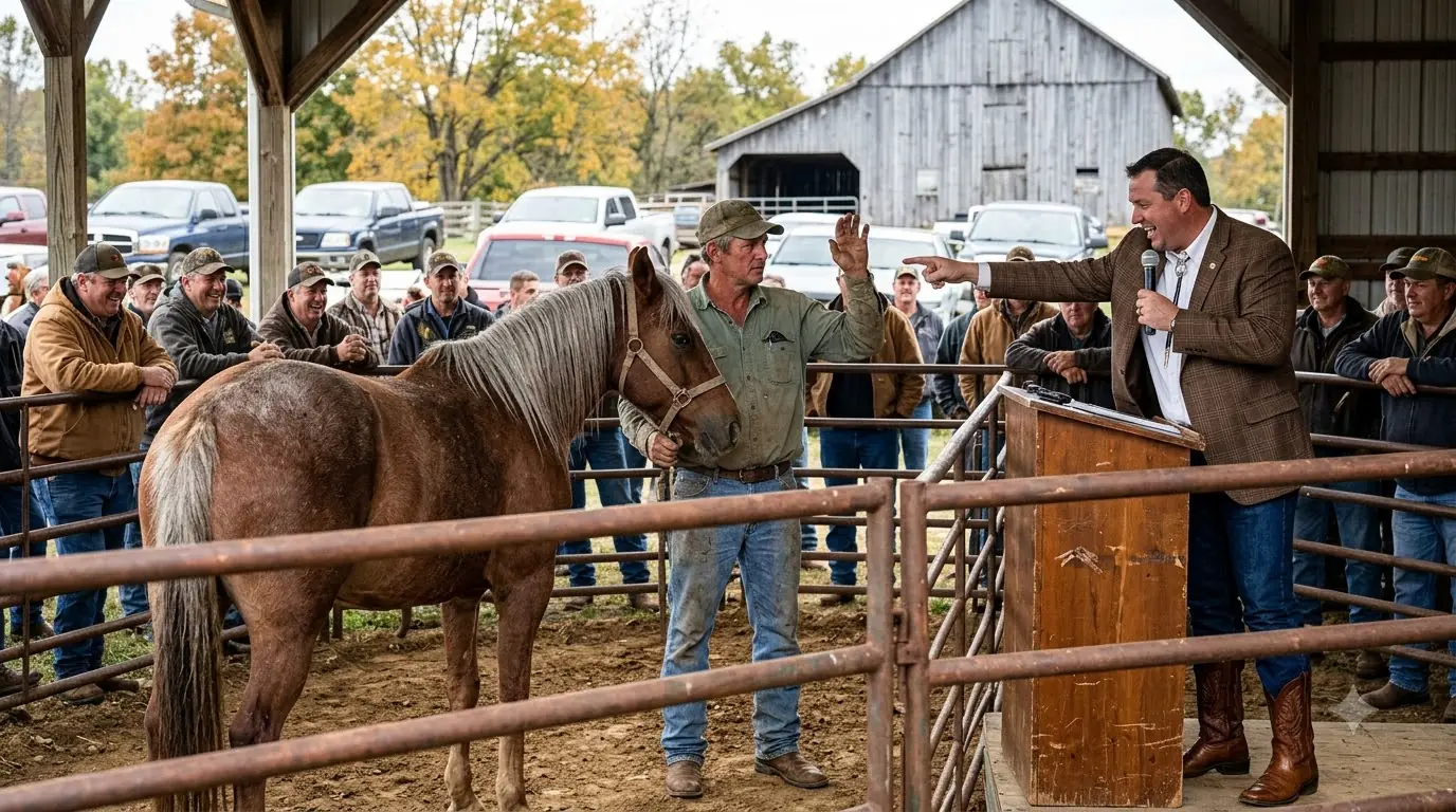 They Laughed When He Paid $80 for an Old Horse — Then It Walked Straight to a Stall Empty for 23 Years