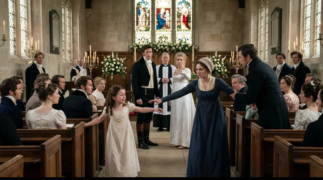 The Duke’s Bride Threw His Daughter Out of the Wedding — So the Nanny Stopped the Ceremony
