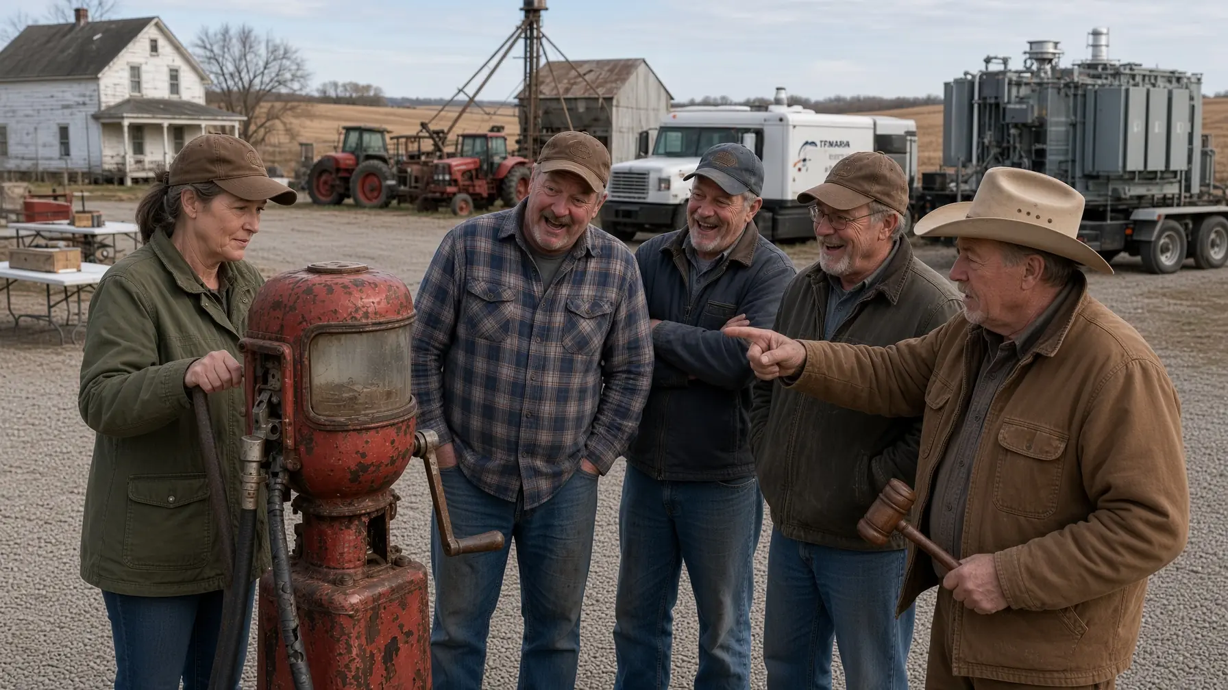They Laughed When a Widow Paid $40 for a Rusted Fuel Pump — Then Sunday Morning Went Dark Across the County
