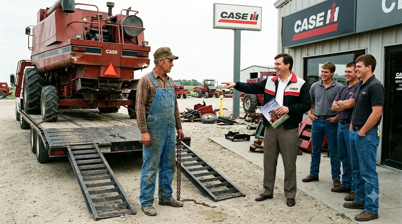 The Dealer Told Him to Replace His Paid-Off Combine — Then a $900 Salvage Part Kept It Cutting for 26 More Harvests