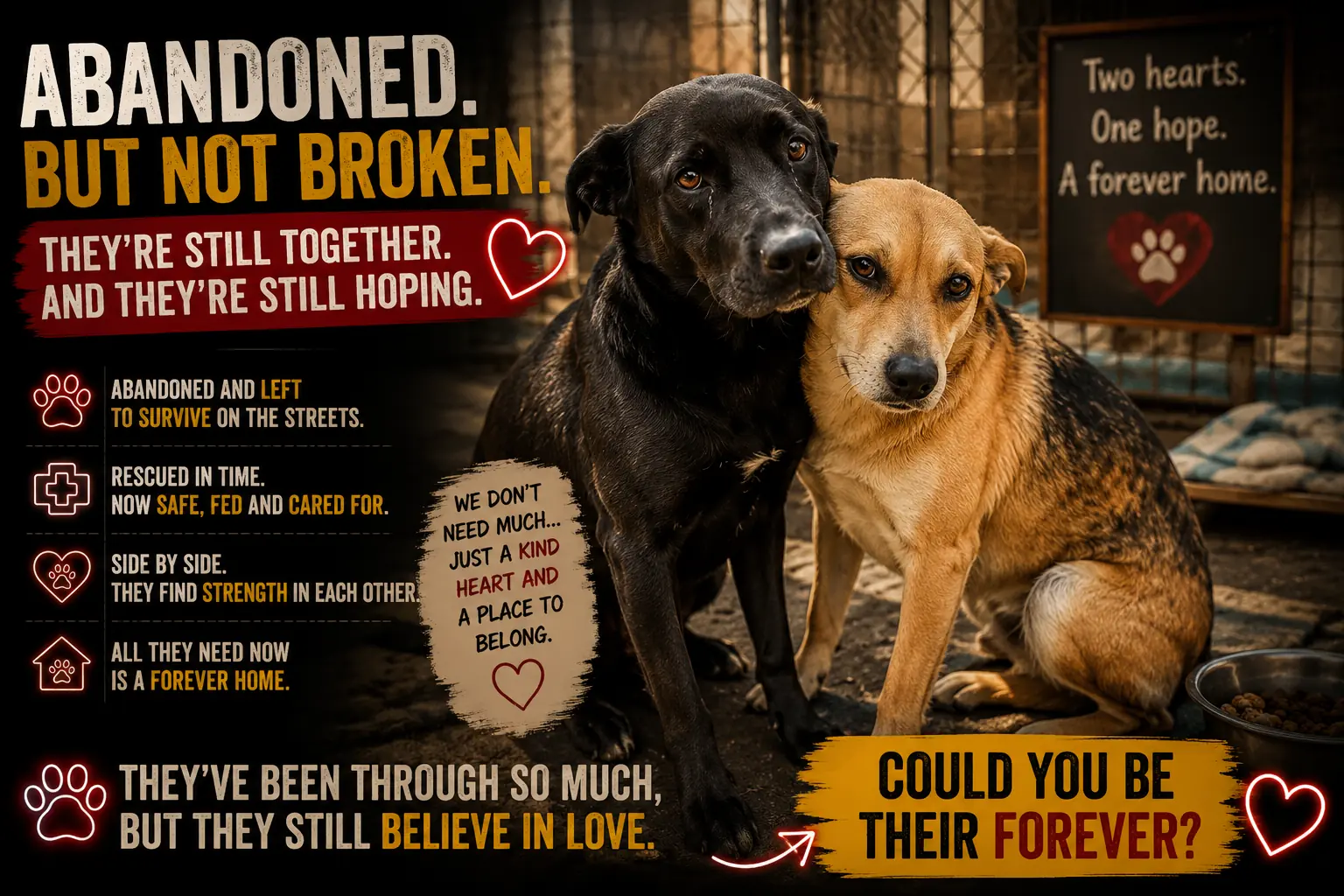 Charlie and Maggie Are Both Seniors — But They Still Refuse to Face the Shelter Alone