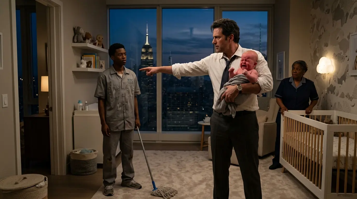 Billionaire’s Baby Cried for Hours in His Mansion — Until the Black Maid’s Son Showed Up