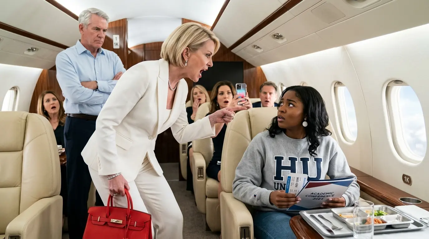 Passenger Spat in a Black Girl’s Face in First Class — Not Knowing Her Mom Was a Senator