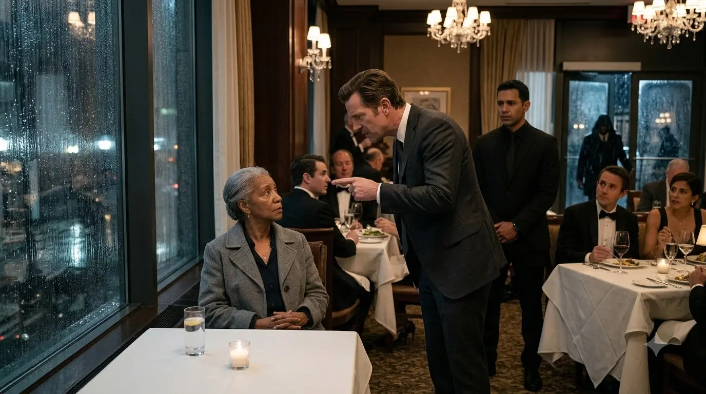 An Old Woman Was Thrown Out Of A Luxury Restaurant — Then Her Son Put One Business Card On the Table