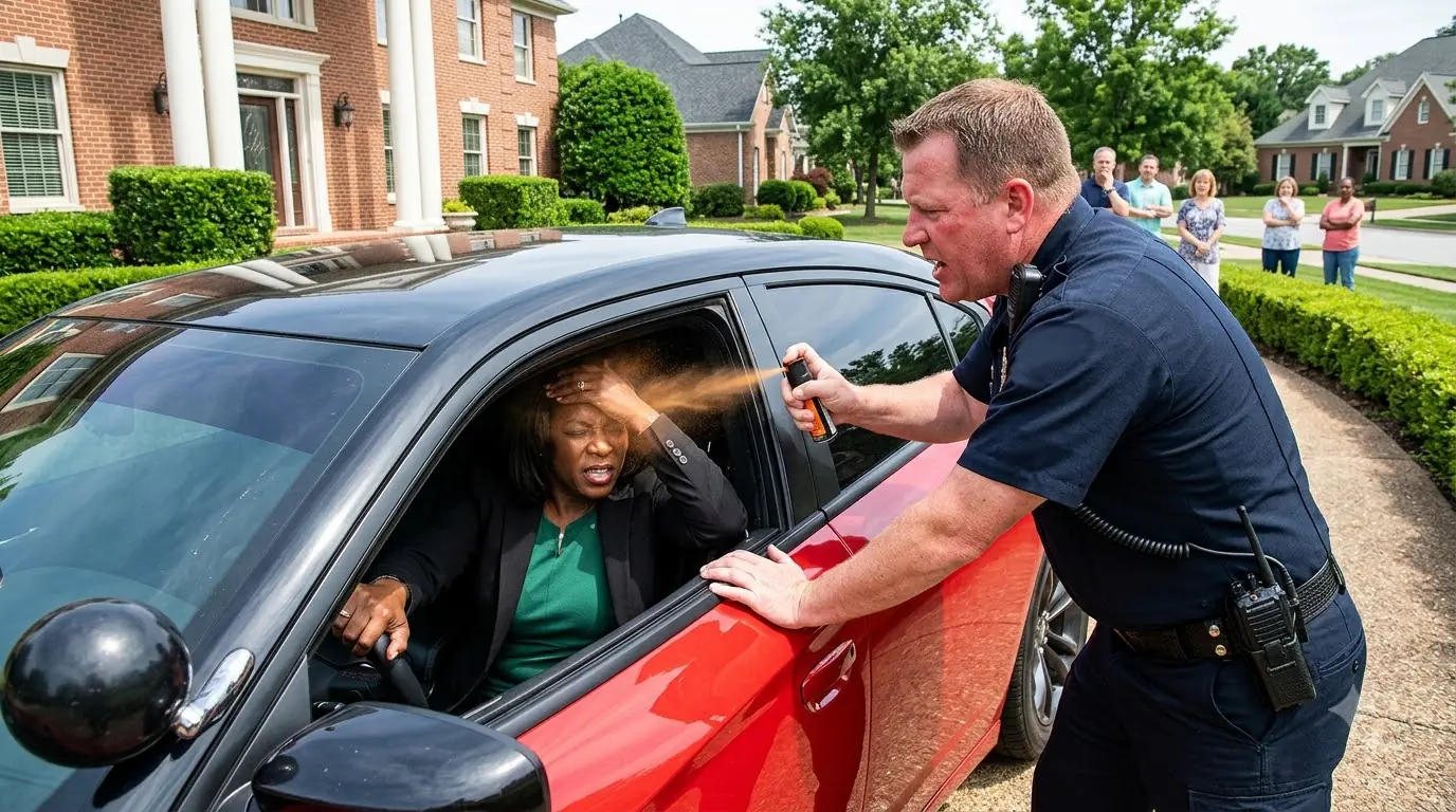 Cop Pepper-Sprayed an FBI Chief in Her Own Driveway — Then Dispatch Read Her Name Over the Radio