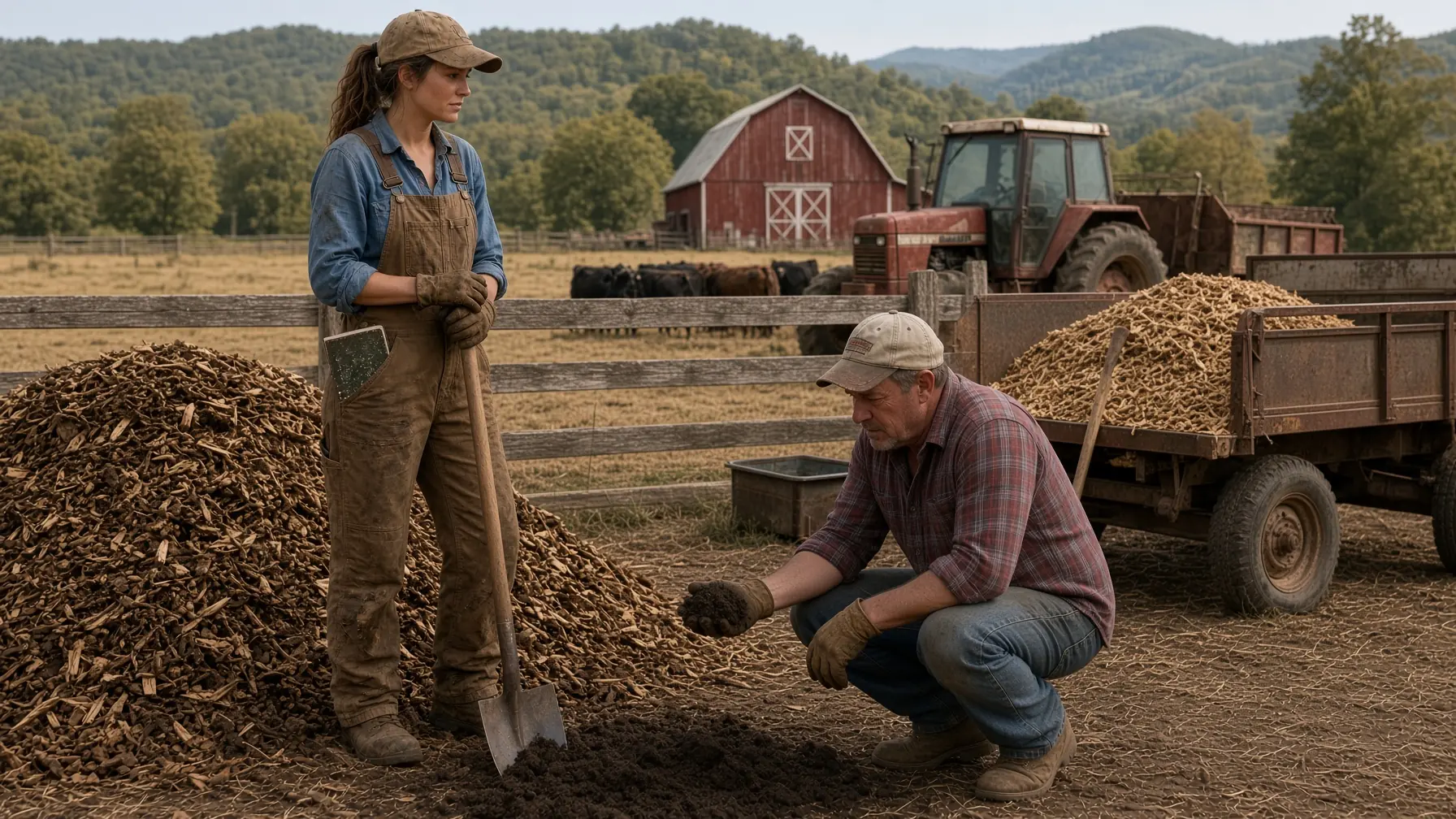 They Laughed When a Young Woman Let Sawmill Trucks Dump Mountains of Wood Chips on Her Farm — Then the First Drought Arrived